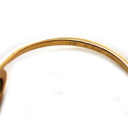 K18 ペリドット 0.30ct #13 オリジナル リング 指輪 ジュエリー