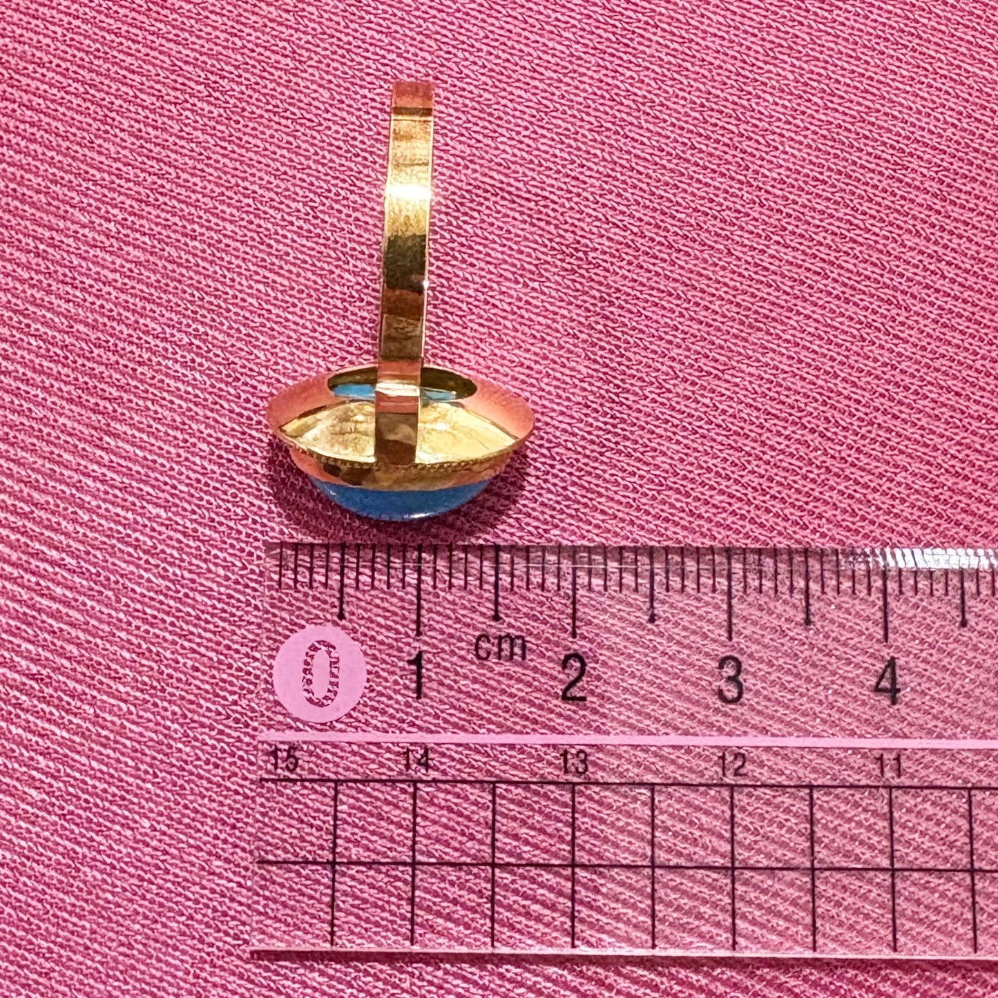 K18 ターコイズ リング ※裏マトリックス トルコ石 〜心をそっと解きほぐすような澄んだ青??その美しさを、毎日の指先に〜 OKR00183