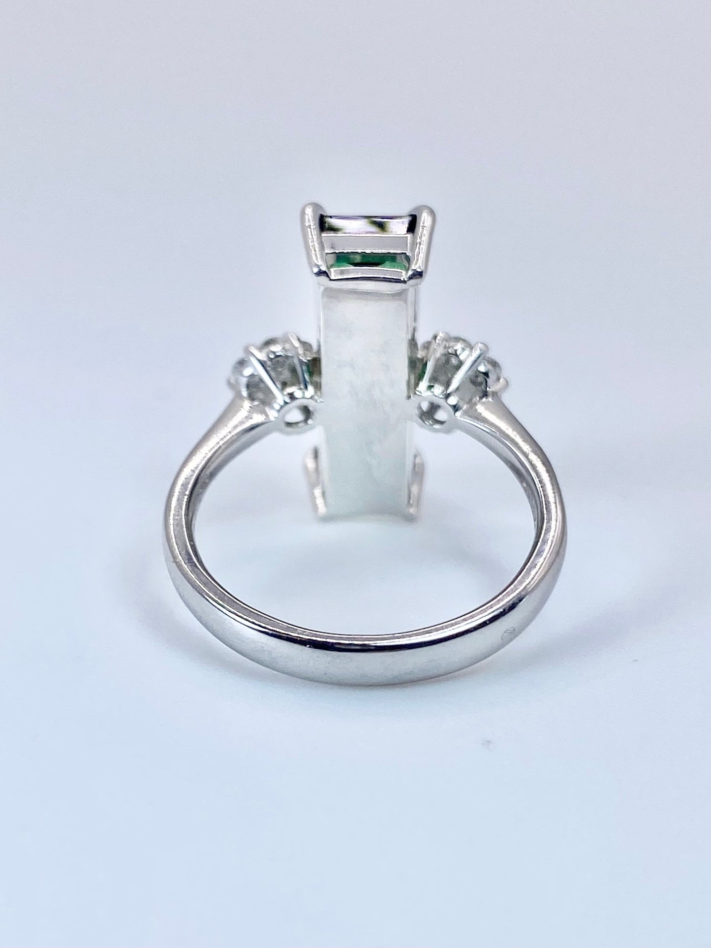 グリーントルマリン 4.31ct / ダイヤモンド 計0.22ct Pt900 リング 11.5号リフレッシュメント新品仕上げ・補修・洗浄等済3日以内返品可※カード/キャリア決済の場合 13枚目