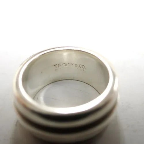 ティファニー TIFFANY&Co. スターリングシルバー SV925 グルーブド ダブルライン リング 指輪 ジュエリー 1995