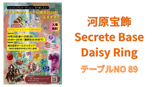 【出展情報】ミネラルザワールドin横浜 2026・秋
