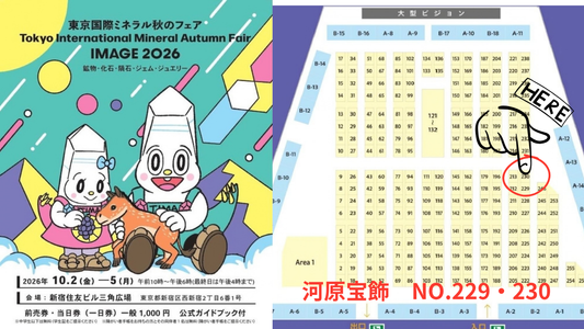 東京国際ミネラル秋のフェア IMAGE2026 出店のお知らせ