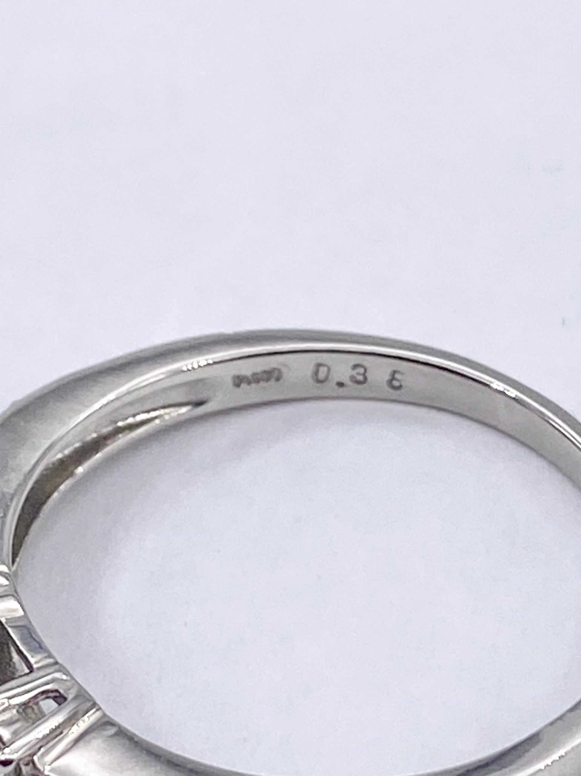 新品ユークレース 0.38ct / ダイヤモンド 計0.29ct Pt900 リング 3日以内返品可※カード/キャリア決済の場合 5枚目