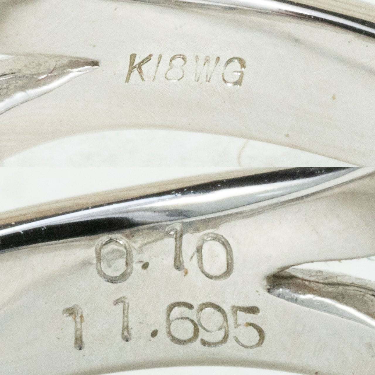 ヴィンテージジュエリー シルバーカラー ホワイトゴールド  K18WG ミスティックトパーズ 11.695ct  ダイヤモンド 0.10ct  OKR00248