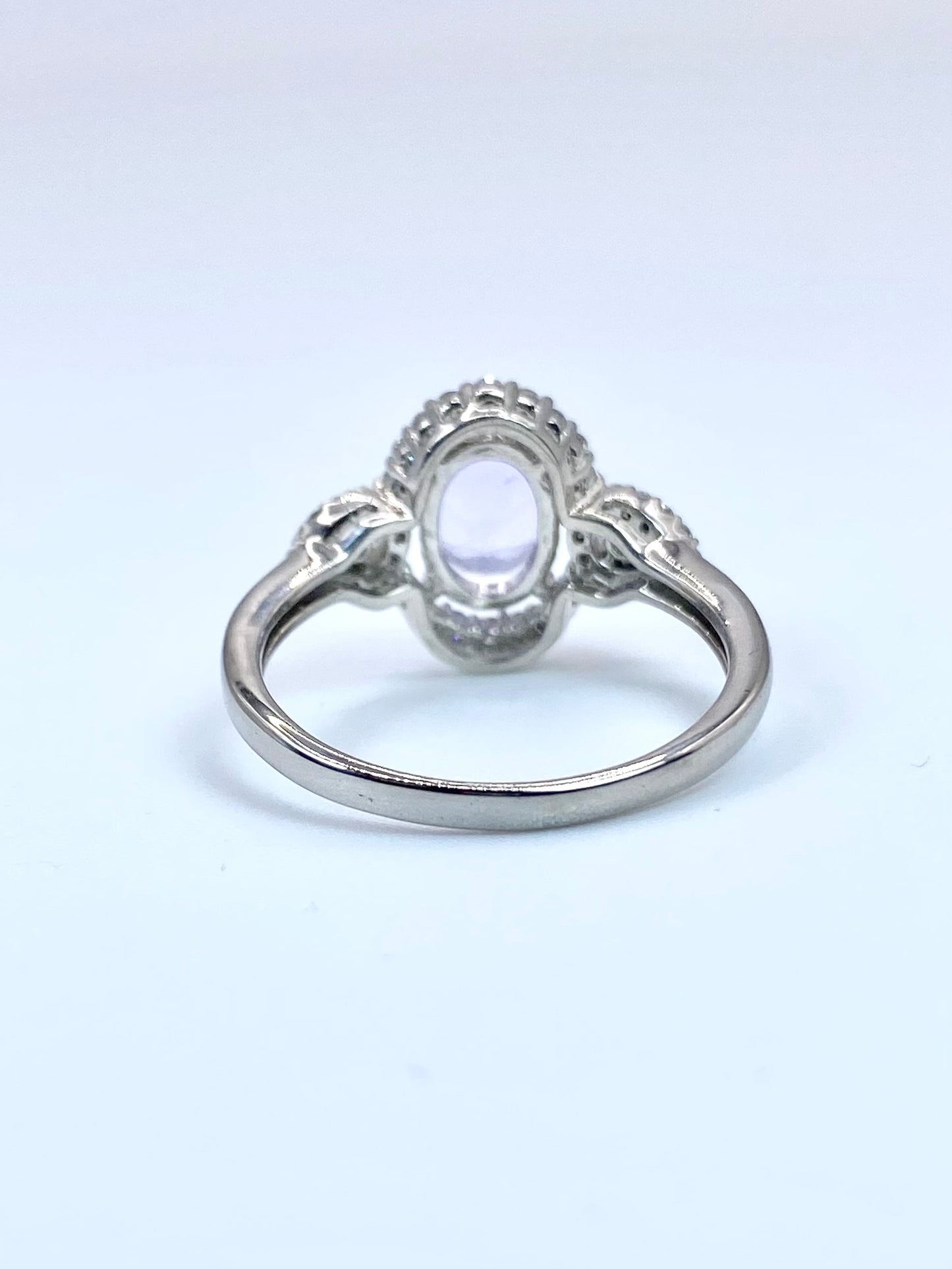 ハックマナイト 0.85ct / ダイヤモンド 計0.29ct Pt900 リング 13号【リフレッシュメント(新品仕上げ・補修・洗浄等済)】【3日以内返品可（※カード/キャリア決済の場合）】