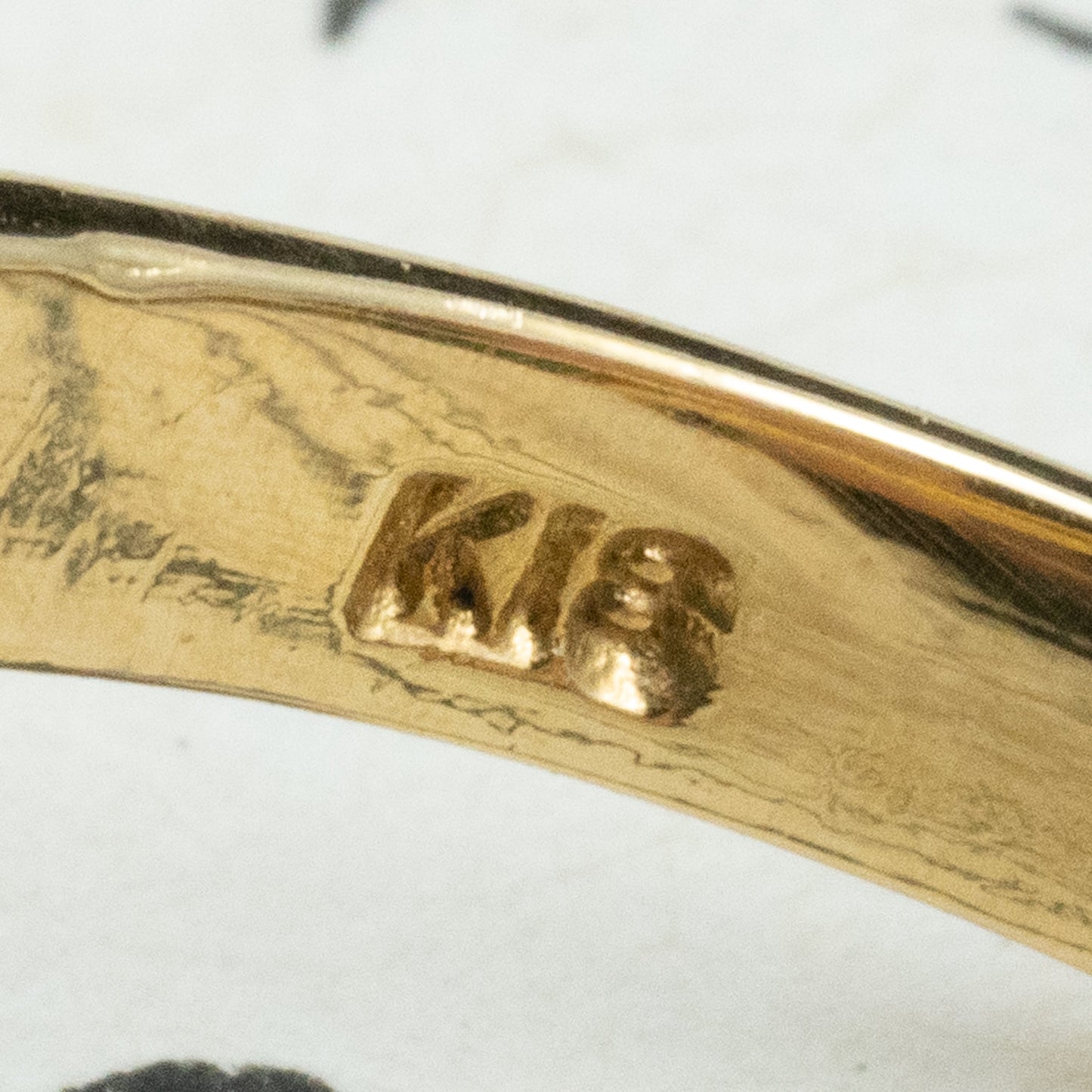 昭和ジュエリー レトロ リング K18  ターコイズ 〜青空の下、明るい時代を象徴するような華やかさ〜MR00759