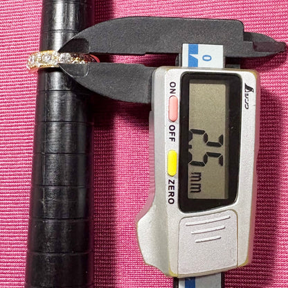 【日本の作品】 K18 デラックスリング グラデーションパヴェ  D1.04 〜零れ落ちるような光のシャワーを指先に〜 MR00804