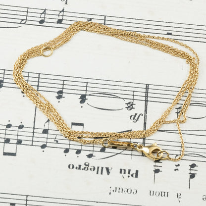 サルバトーレフェラガモ Salvatore Ferragamo made in Italy K18 750 ヴィンテージ  ロング チェーン ネックレス 70cm MON00334