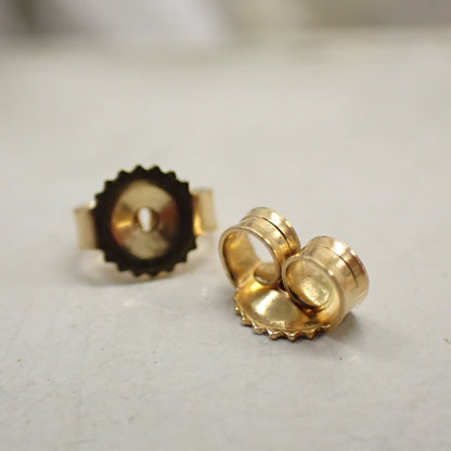 K18 トパーズ レトロ お花 フラワー シンプル デザイン ピアス MOE00047