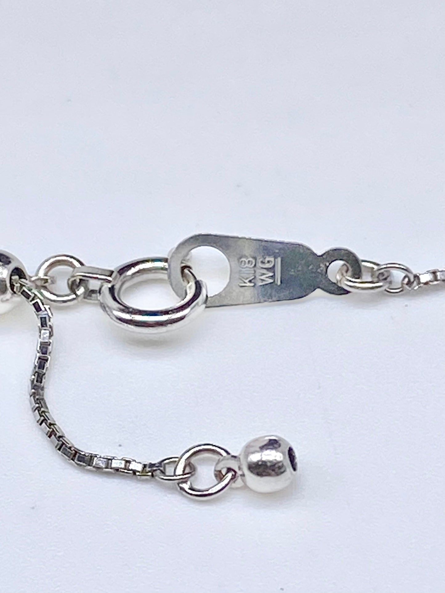 ルビー 0.79ct/ダイヤモンド 計0.13ct Pt900/K18WG ネックレスリフレッシュメント新品仕上げ・補修・洗浄等済3日以内返品可※カード/キャリア決済の場合 7枚目