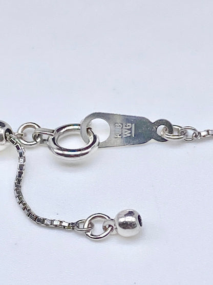 ルビー 0.79ct/ダイヤモンド 計0.13ct Pt900/K18WG ネックレスリフレッシュメント新品仕上げ・補修・洗浄等済3日以内返品可※カード/キャリア決済の場合 7枚目
