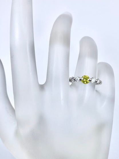 ダイヤモンド（トリート） 0.361ct / ダイヤモンド 計0.353ct Pt900 リング 11号【リフレッシュメント(新品仕上げ・補修・洗浄等済)】【3日以内返品可（※カード/キャリア決済の場合）】