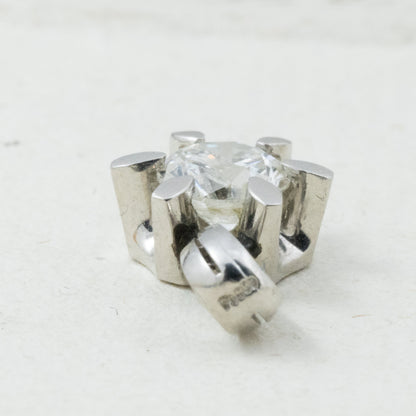 昭和ジュエリー ダイヤモンド ペンダントトップ Pt900 0.65ct ヴィンテージ 昭和レトロ チャーム プラチナ MOP00249