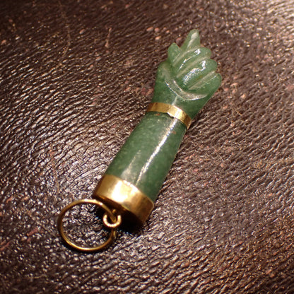 アンティークジュエリー K17 フランス ペンダントトップantique french hand pendant  DP00114