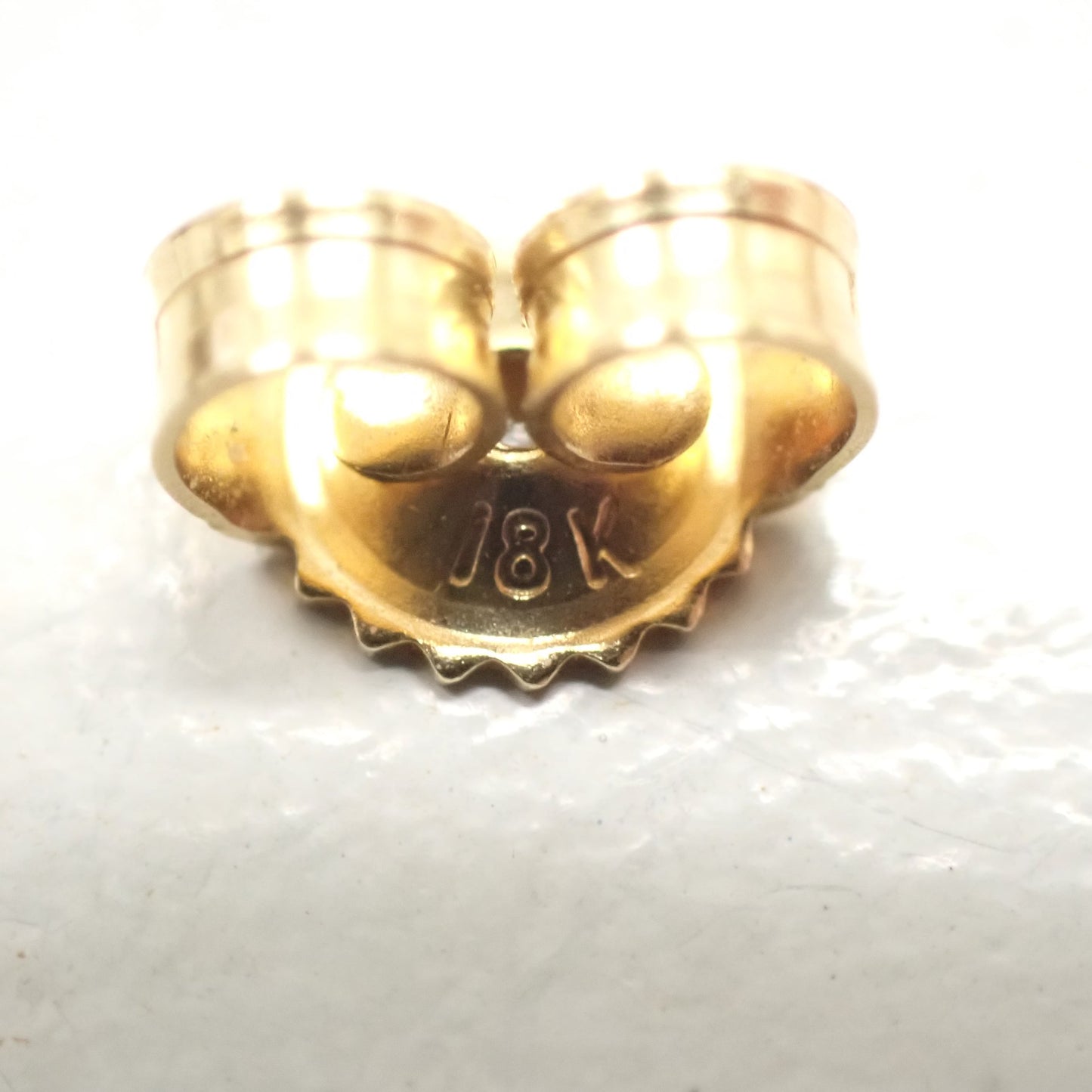 K18 トパーズ レトロ お花 フラワー シンプル デザイン ピアス MOE00047
