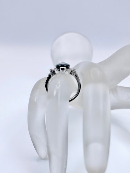 トルマリン 2.98ct / ダイヤモンド 計0.51ct Pt950リング 12号【リフレッシュメント(新品仕上げ・補修・洗浄等済)】【3日以内返品可（※カード/キャリア決済の場合）】