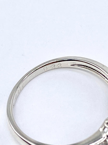グランディディエライト 0.117ct / ダイヤモンド 計0.22ct Pt900 リング【リフレッシュメント(新品仕上げ・補修・洗浄等済)】【3日以内返品可（※カード/キャリア決済の場合）】【動画リンク　Twitter/X】あり
