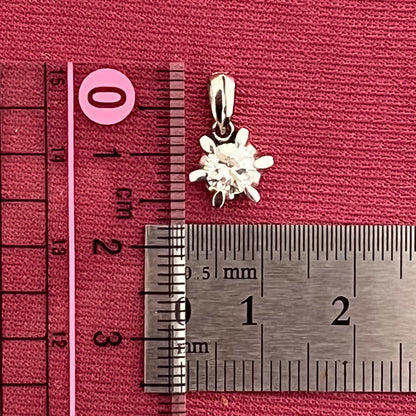 昭和ジュエリー ダイヤモンド ペンダントトップ Pt900 0.65ct ヴィンテージ 昭和レトロ チャーム プラチナ MOP00249