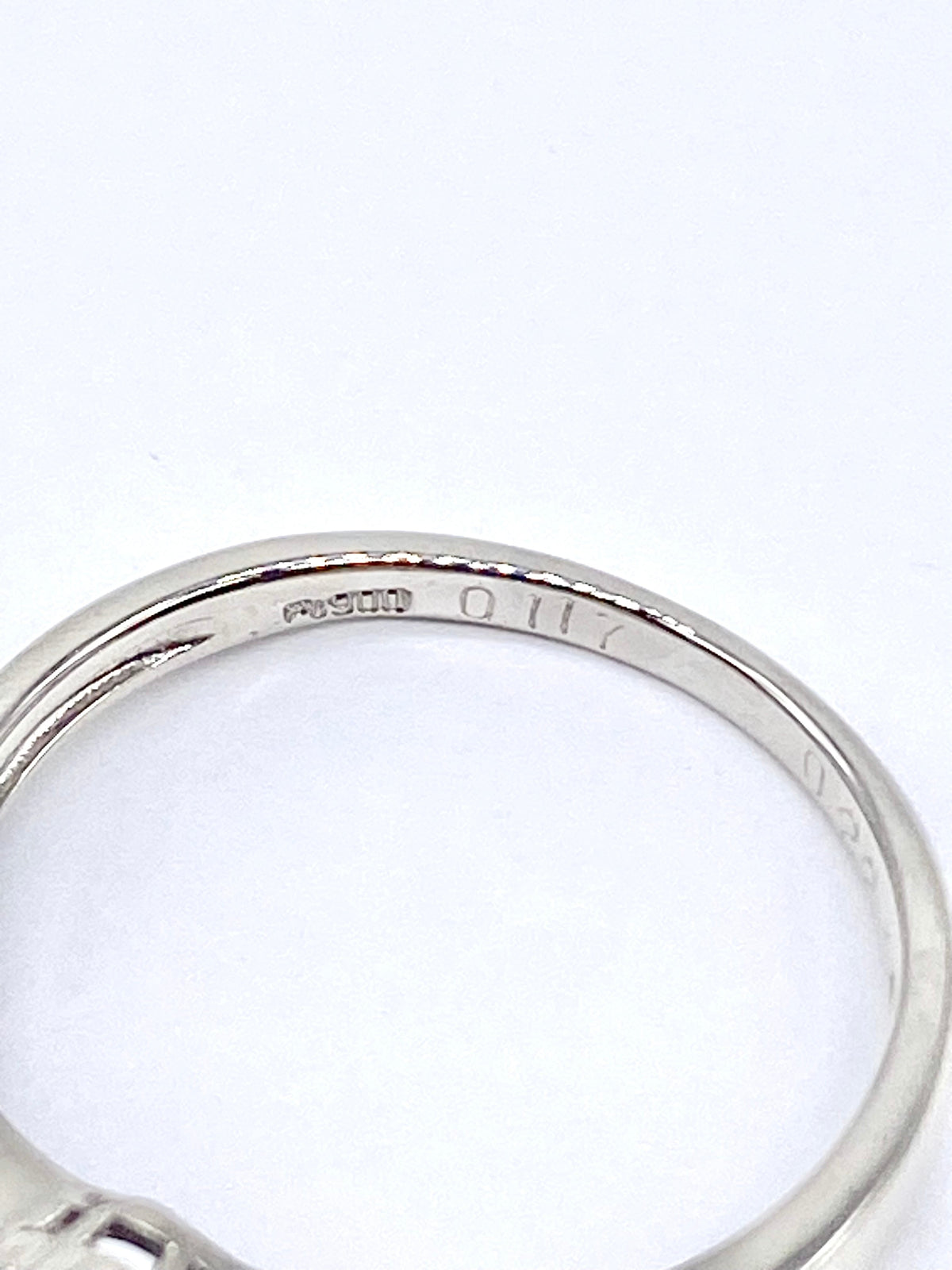 グランディディエライト 0.117ct / ダイヤモンド 計0.22ct Pt900 リング【リフレッシュメント(新品仕上げ・補修・洗浄等済)】【3日以内返品可（※カード/キャリア決済の場合）】【動画リンク　Twitter/X】あり