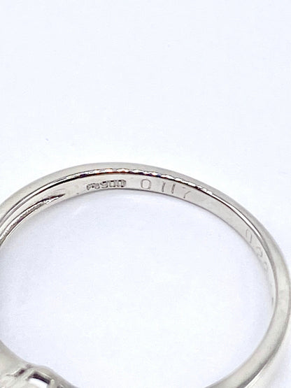 グランディディエライト 0.117ct / ダイヤモンド 計0.22ct Pt900 リング【リフレッシュメント(新品仕上げ・補修・洗浄等済)】【3日以内返品可（※カード/キャリア決済の場合）】【動画リンク　Twitter/X】あり