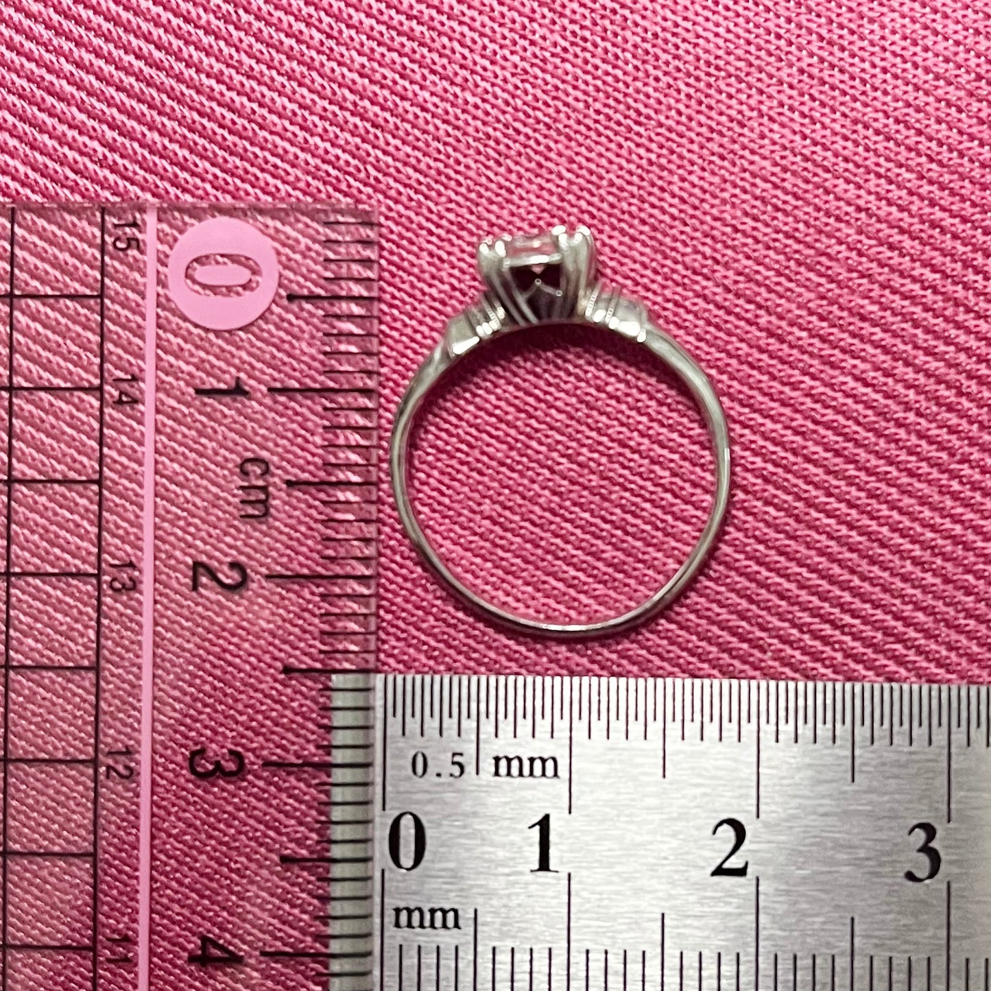 昭和ジュエリー ダイヤモンド リング Pm プラチナ 三越 ヴィンテージ 昭和レトロ 指輪 0.18ct OKR00138