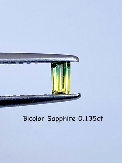 バイカラーサファイア 0.135ct ルース