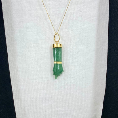 アンティークジュエリー K17 フランス ペンダントトップantique french hand pendant  DP00114