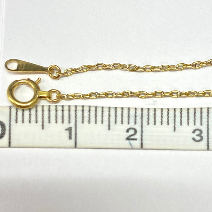 昭和ジュエリー 切子チェーン ネックレス K18 39cm ヴィンテージ 昭和レトロ ゴールド MON00330