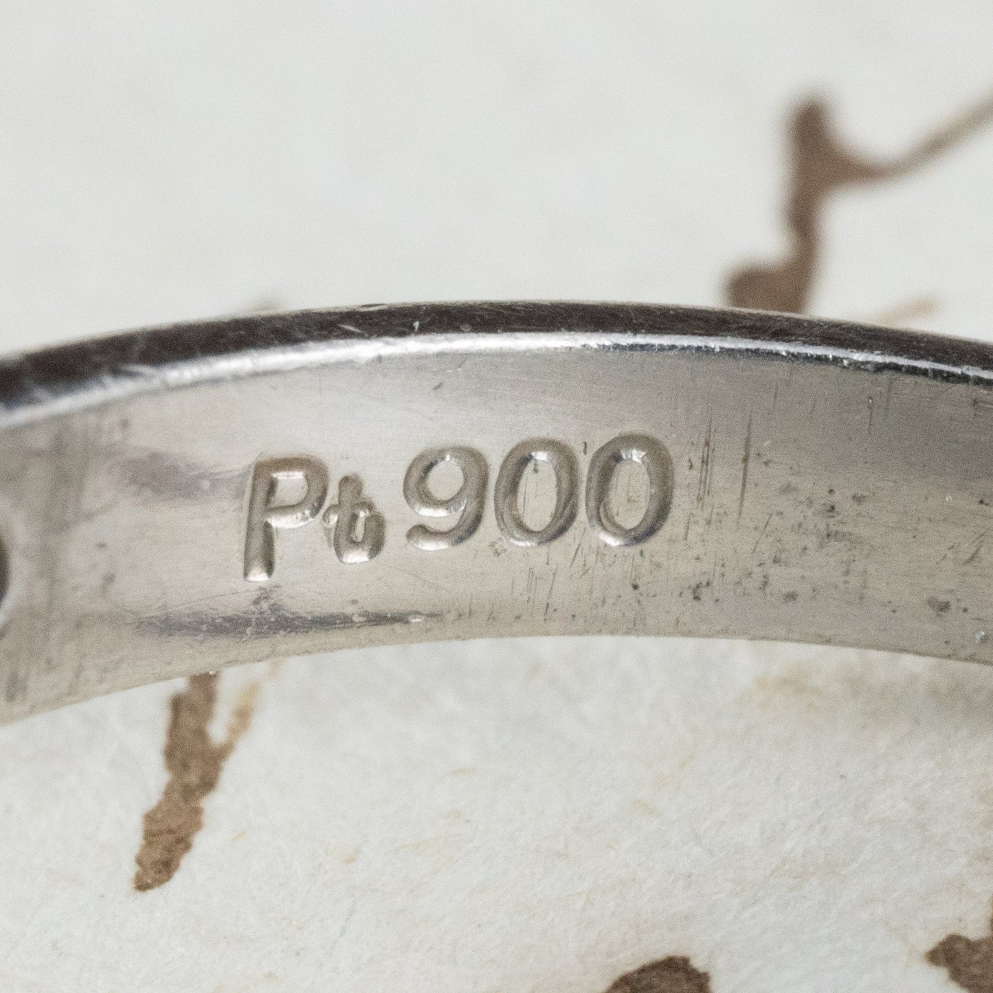 昭和レトロ Pt900 パール約9.0mm D0.36 １珠 デザイン ヴィンテージ リング 〜大輪の花が咲いたような美しさ〜 MOR00613