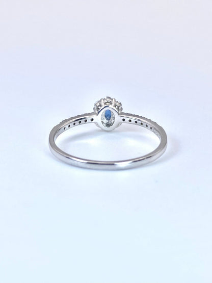 【新品】ガーナイト 0.161ct / ダイヤモンド 計0.23ct Pt900 リング【3日以内返品可（※カード/キャリア決済の場合）】