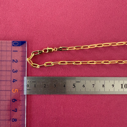 750(K18) イタリア ウノアエレ チェーンネックレス 〜イタリアの粋と輝きを共に纏う〜 OKN00025