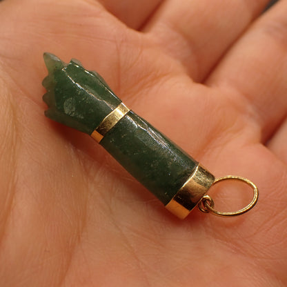 アンティークジュエリー K17 フランス ペンダントトップantique french hand pendant  DP00114