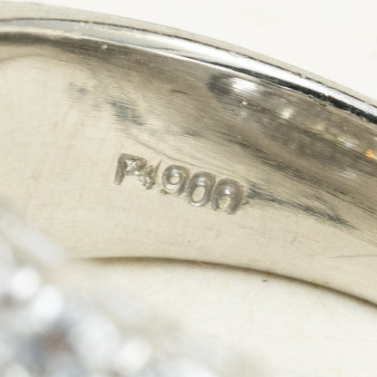 ダイヤモンドリング 2.05ct Pt900 プラチナ 幅広 ゴージャスデザイン 日本製 指輪 OKR00186