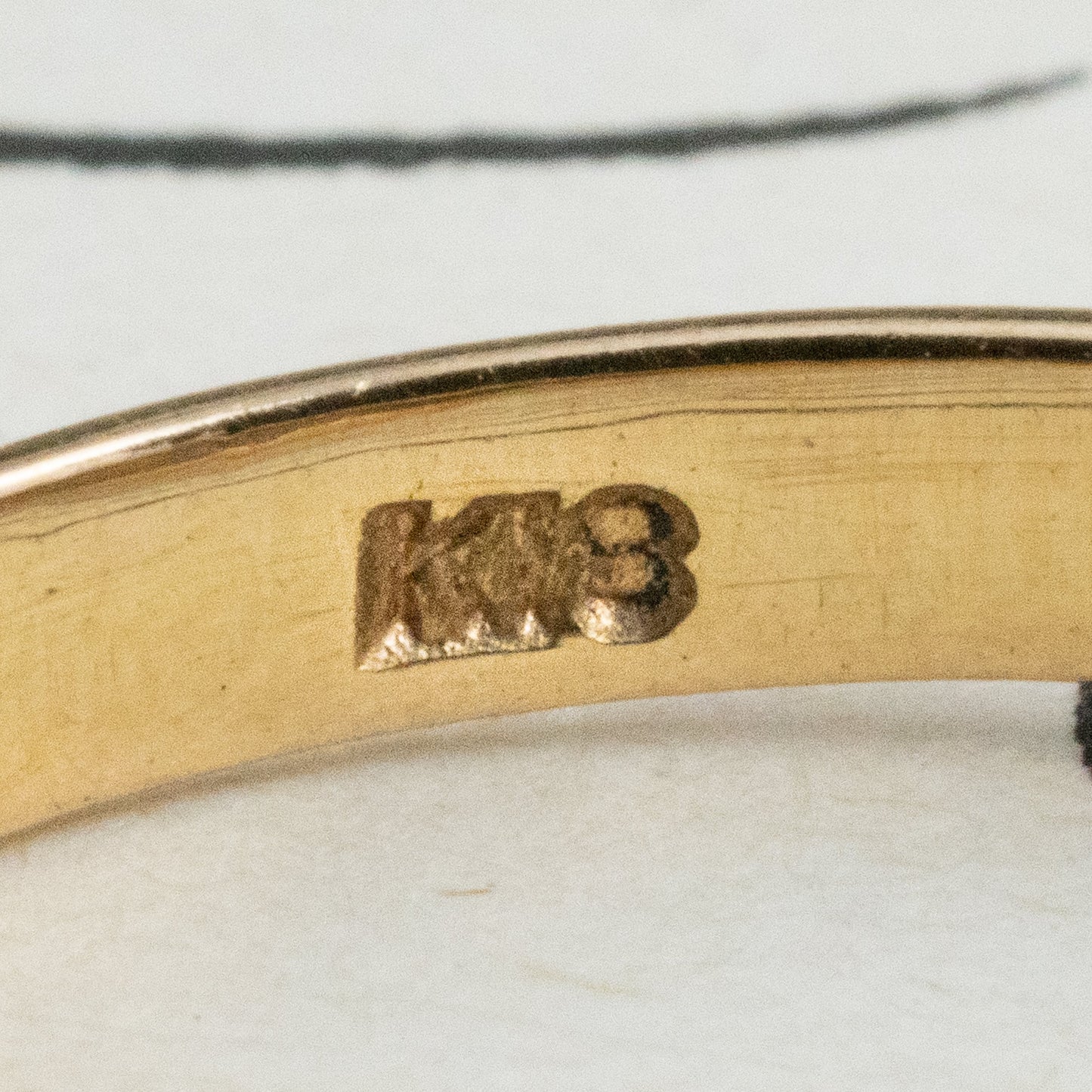 昭和ジュエリー パール リング K18 ヴィンテージ 昭和レトロ 一文字デザイン 透かし 真珠 ゴールド 指輪 MOR00626