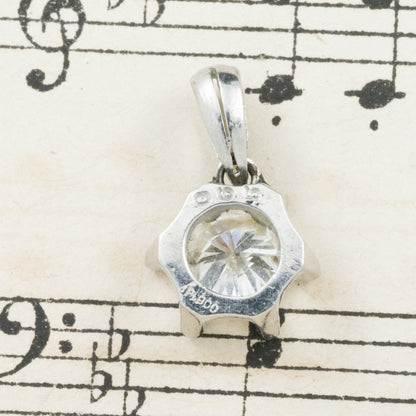 昭和ジュエリー ダイヤモンド ペンダントトップ Pt900 0.65ct ヴィンテージ 昭和レトロ チャーム プラチナ MOP00249