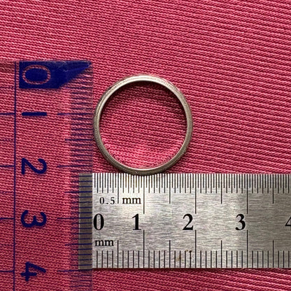 昭和ジュエリー 昭和レトロ 月桂樹 和彫 総柄 手彫り リング Pt900 MOR00646