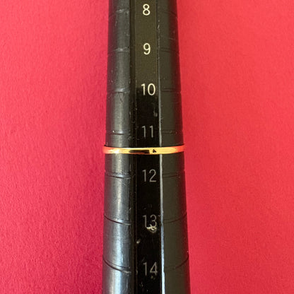 K18 ルビー ダイヤモンド リング｜フランス1900年頃 三石を縦に連ねたアンティークデザイン DR00789
