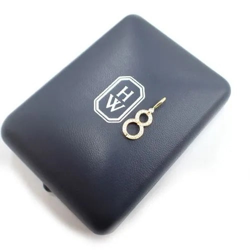 ハリーウィンストン HARRY WINSTON HW ラッキー8 チャーム ペンダント トップ ジュエリー 箱付き