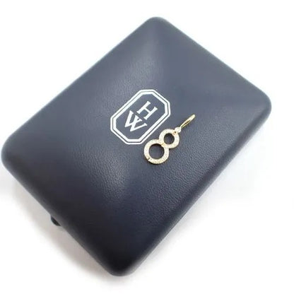 ハリーウィンストン HARRY WINSTON HW ラッキー8 チャーム ペンダント トップ ジュエリー 箱付き