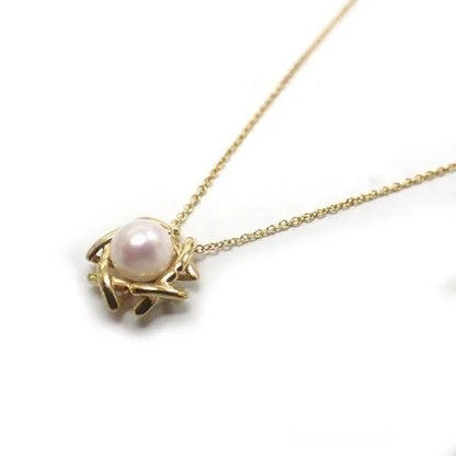 ティファニー Tiffany&Co. 750 K18 3.3g キスアラウンド パール ネックレス ジュエリー 2枚目