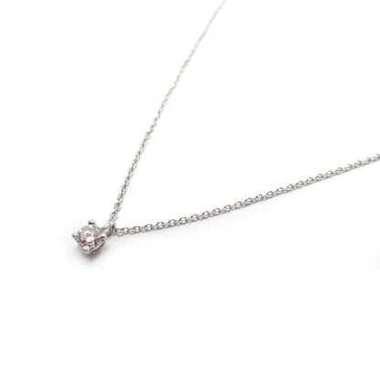 ティファニー Tiffany&Co. Pt950 2.6g ソリティア ダイヤ 1P ネックレス 2枚目