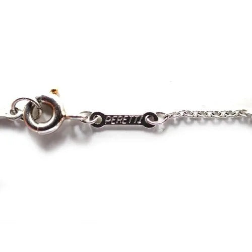 ティファニー Tiffany&Co. エレサペレッティ Pt950 5.0g オープンハート ダイヤ 7P チェーン ネックレス 6枚目