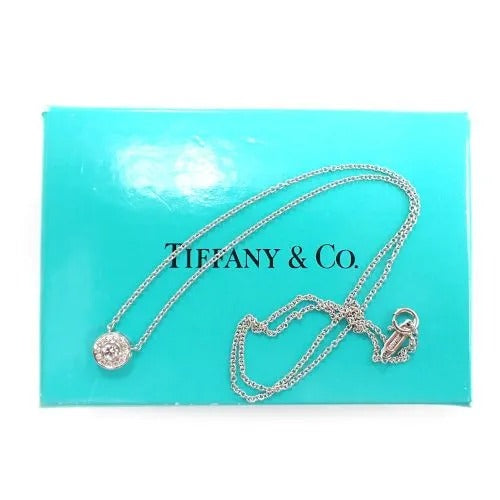 ティファニー Tiffany&Co. Pt950 2.8g サークレット ダイヤ ネックレス
