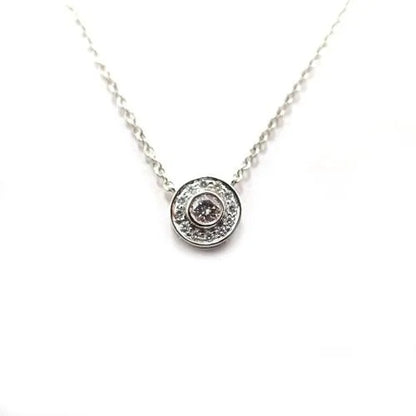 ティファニー Tiffany&Co. Pt950 2.8g サークレット ダイヤ ネックレス 2枚目