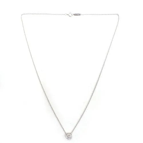 ティファニー Tiffany&Co. Pt950 2.8g サークレット ダイヤ ネックレス 4枚目