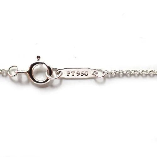 ティファニー Tiffany&Co. Pt950 2.8g サークレット ダイヤ ネックレス 6枚目