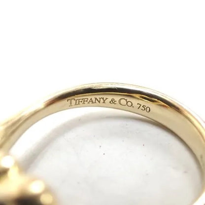 TIFFANY&Co. ティファニー 750 K18 ダイヤモンド オープンハート リング 指輪 ジュエリー 7枚目