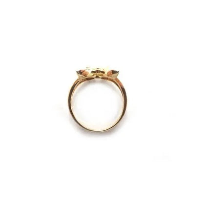 ハナエモリ 18K シェル ダイヤ 蝶 バタフライ リング 指輪 ジュエリー 6枚目