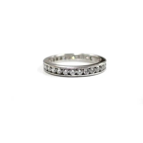 ハリーウィンストン HARRY WINSTON Pt950 チャネルセッティング ダイヤ フルエタニティ リング 指輪 ジュエリー 2枚目