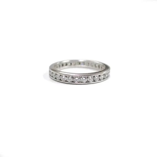 ハリーウィンストン HARRY WINSTON Pt950 チャネルセッティング ダイヤ フルエタニティ リング 指輪 ジュエリー 3枚目